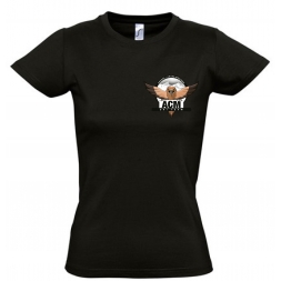 T-Shirt Noir Femme Coton